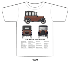 Austin Seven AD Tourer 1926-28 T-shirt Front